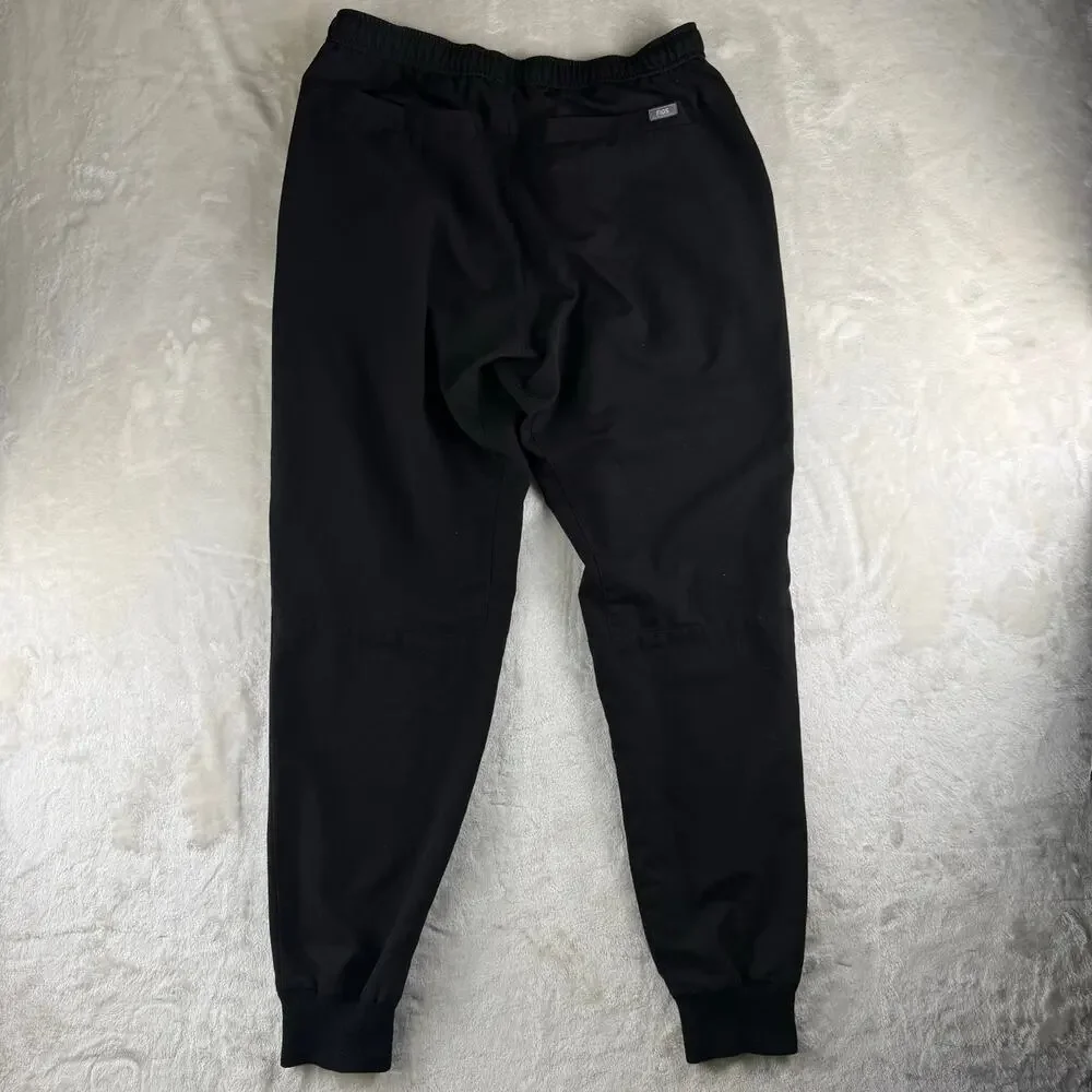 Figs Technical Collection Jogger Scrub Bottoms Men's Size Large Black